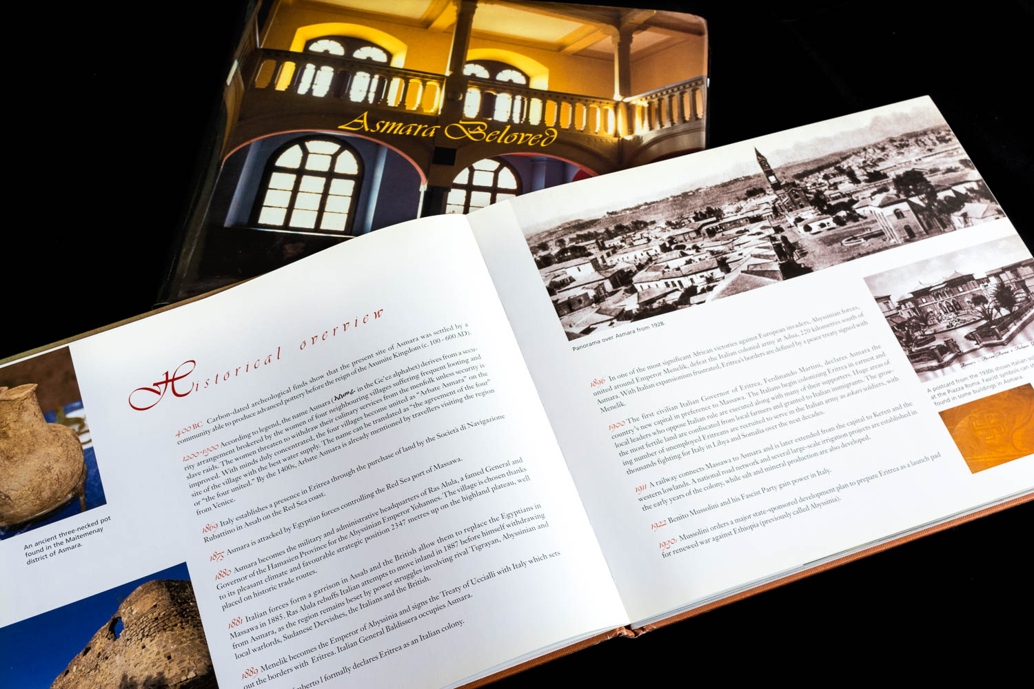 Design sample of Asmara Beloved picture book