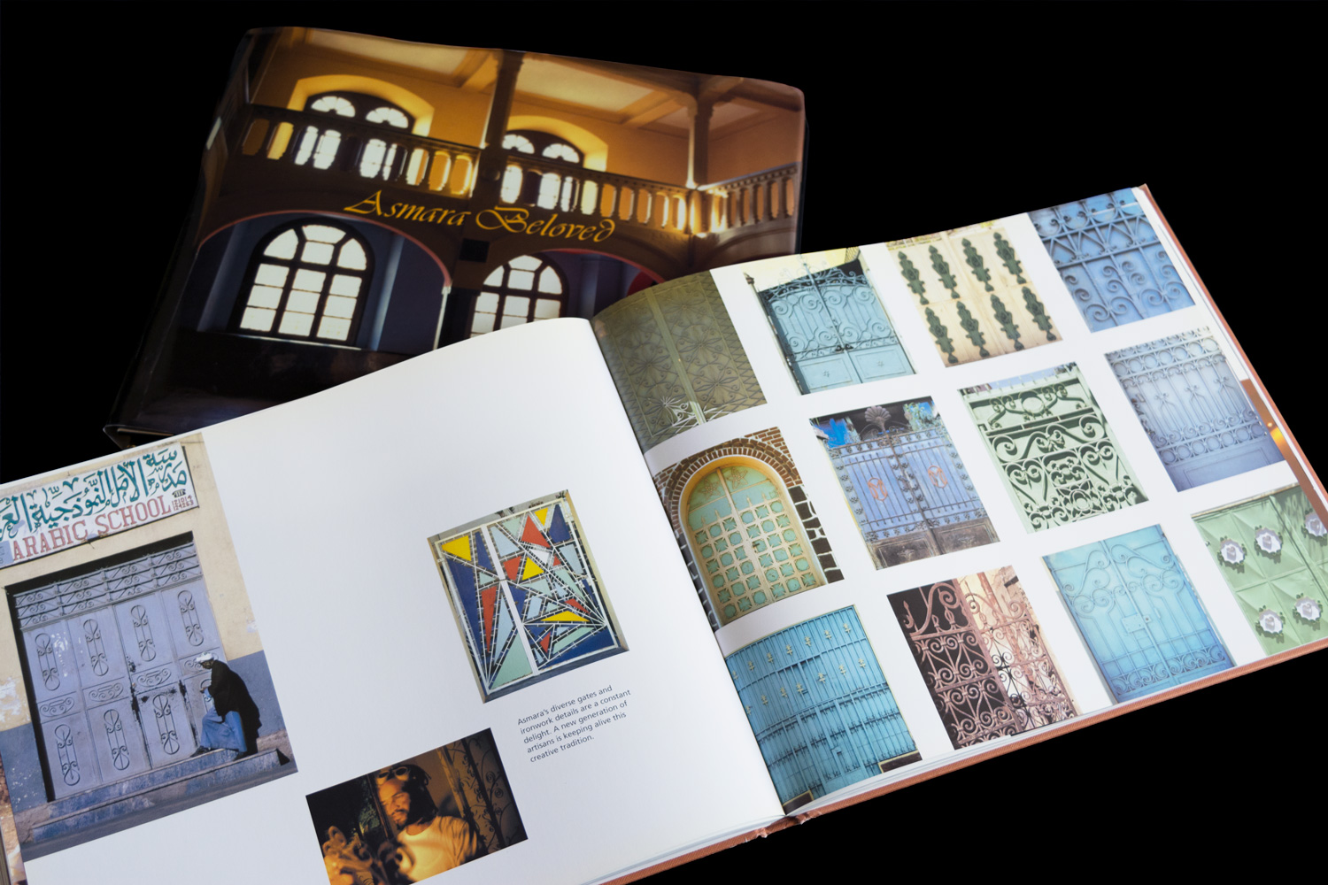 Design sample of Asmara Beloved picture book