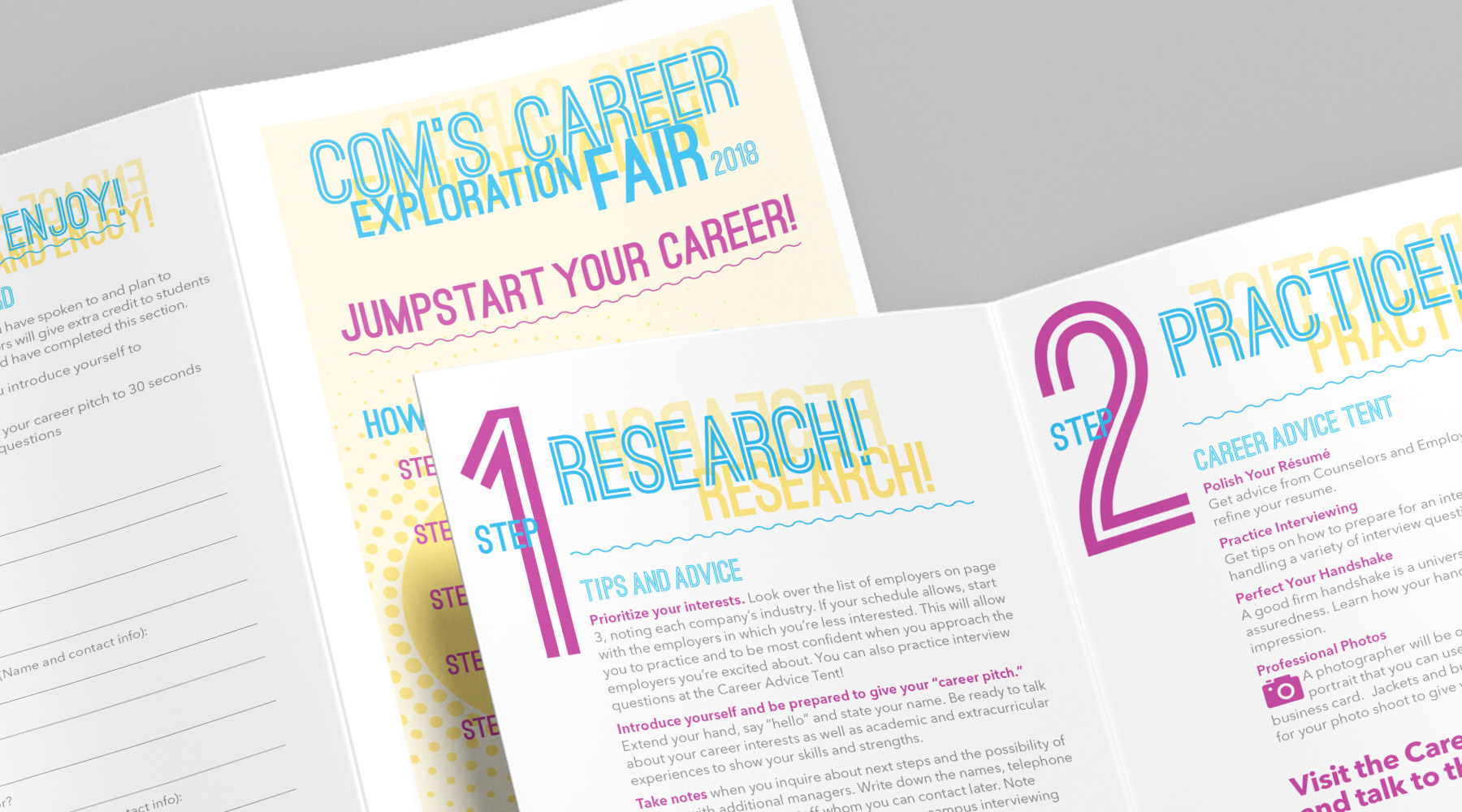 College of Marin Career Fair Brochure
