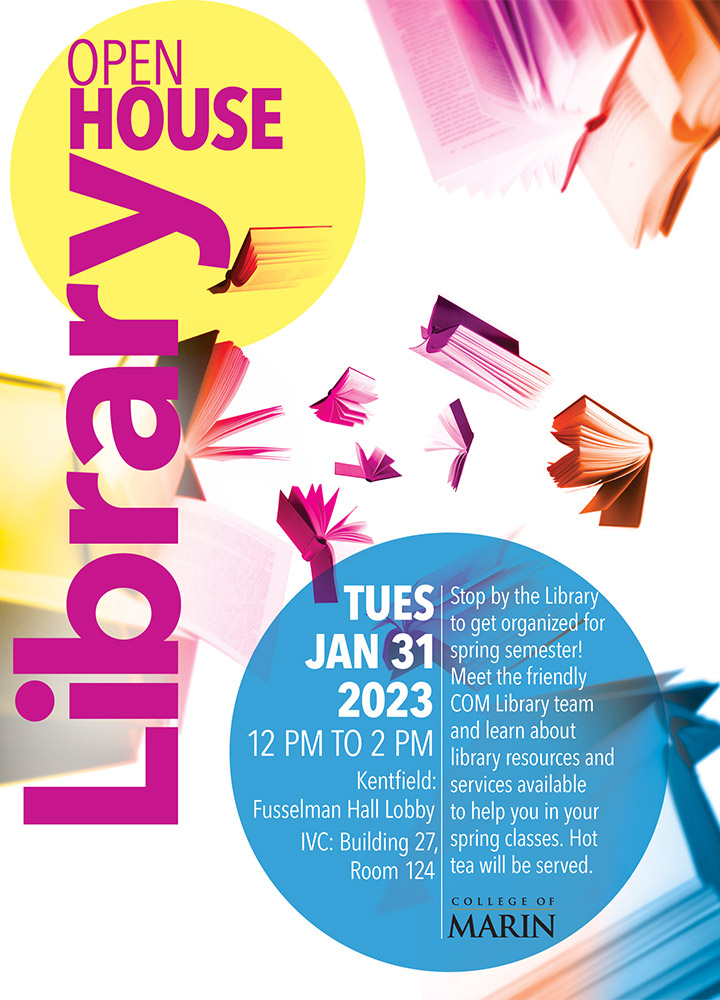 Poster for College of Marin Library