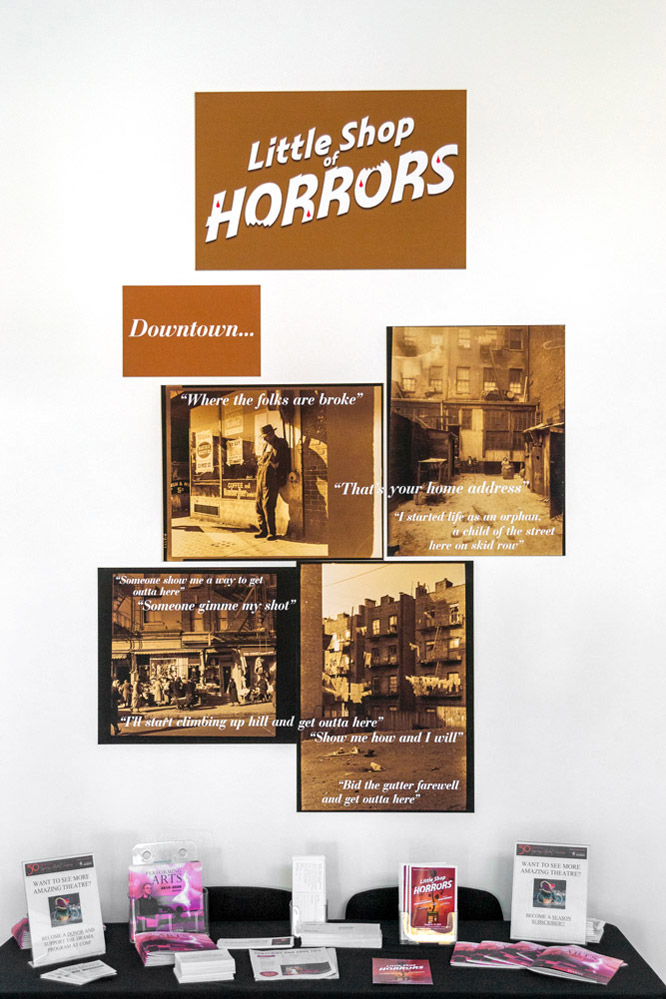 College of Marin Drama Program wall display