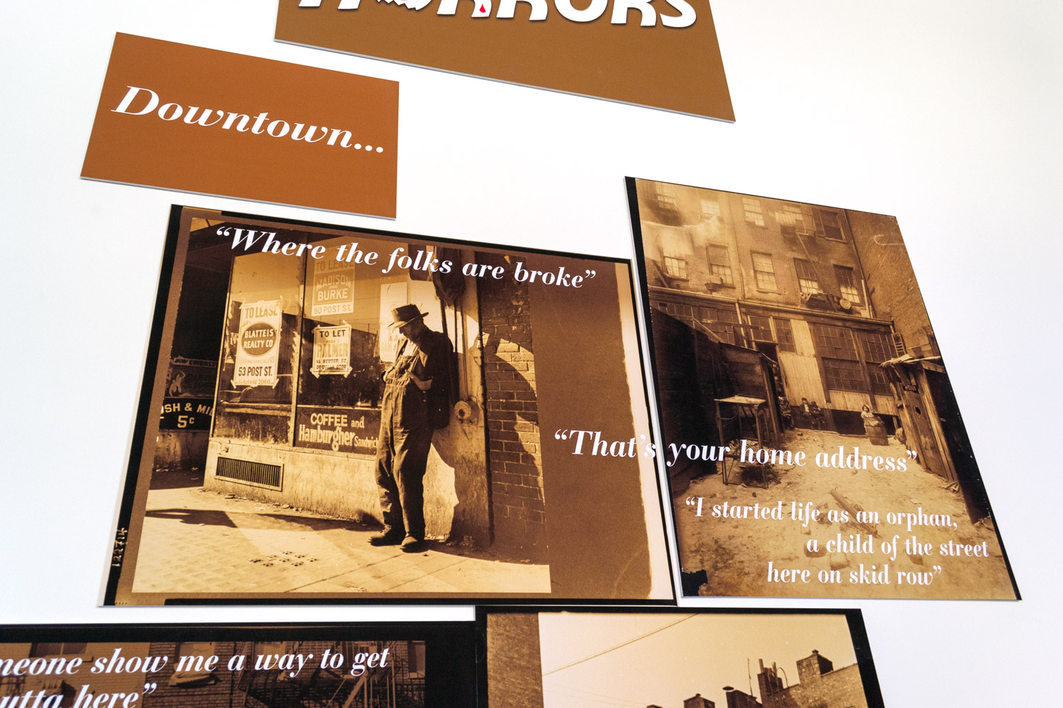 College of Marin Drama Program wall display