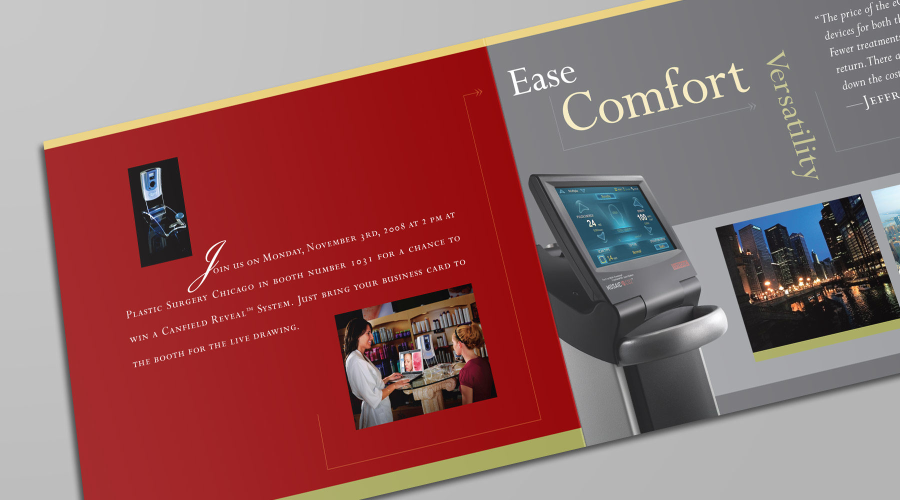 Direct mail promoting Lutronic laser products in Chicago