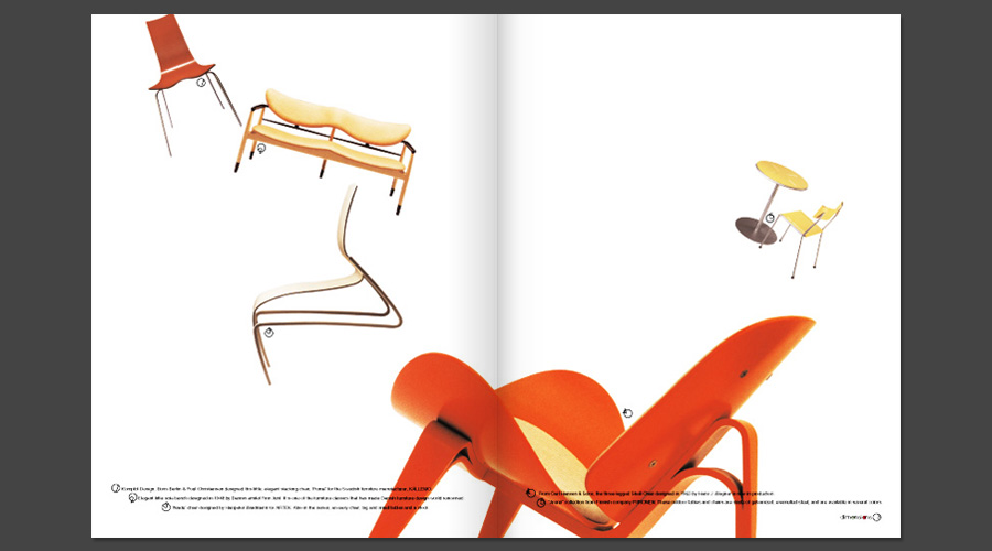 Magazine interior design